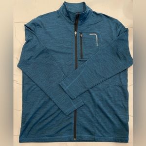 Roundtree & Yorke Performance Mens Full Zip Pullover, Size M, Never Worn